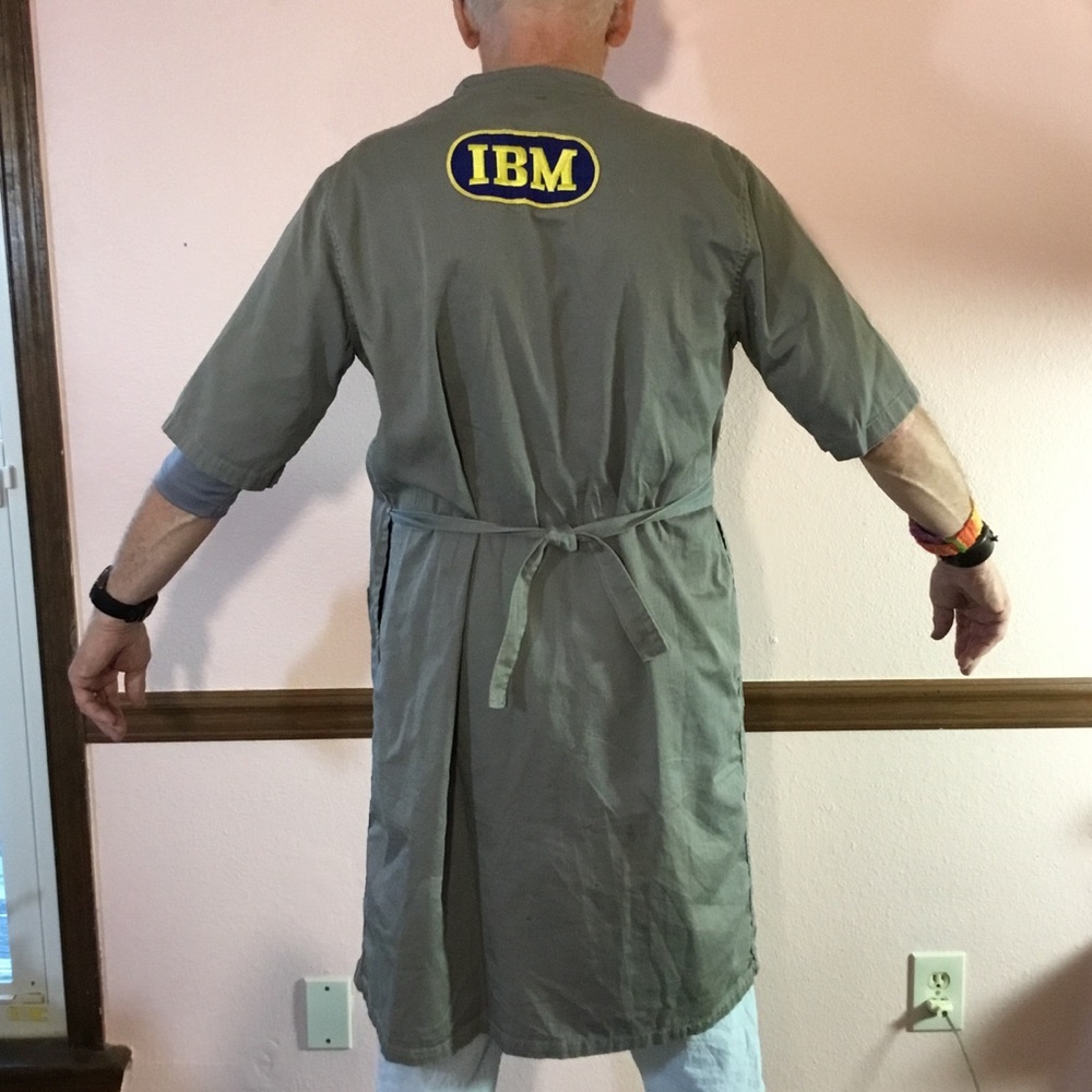Vintage IBM Lab Coat Wraparound